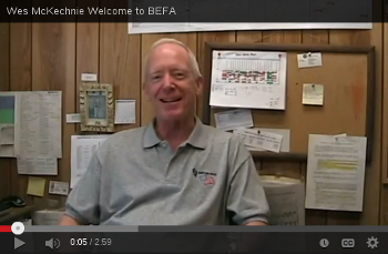 Wes McKechnie - Welcome to BEFA